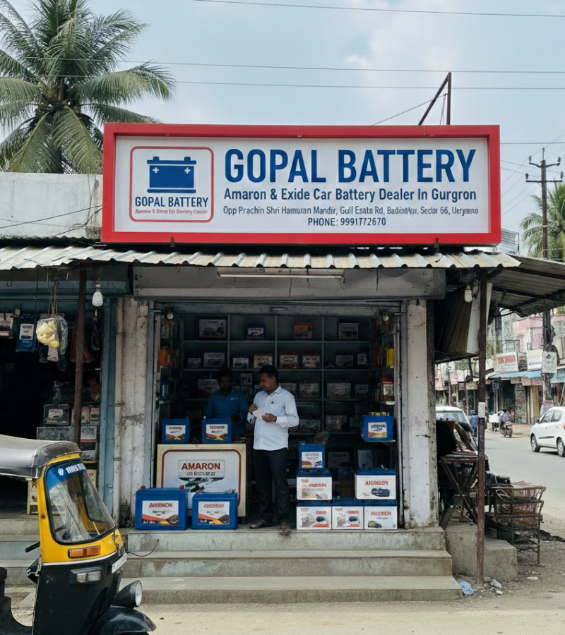 Gopal Inverter And Batteries dealer – Gurgaon car inverter and solar battery store in Sector 66 Gurugram